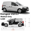 For Renault Kangoo Swb 2021-2025 Short Roof Side Rails, Plus Black-2