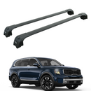 For Kia Telluride (2020-2025) Roof Rack Cross Bar Flush Rail, Black-1