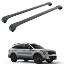 For Kia Sorento 2021-2025 Roof Rack Cross Bars Raised Rail Black-1