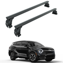 For Kia Sportage (2022-2026) Roof Rack Cross Bars Normal Roof, Black-1
