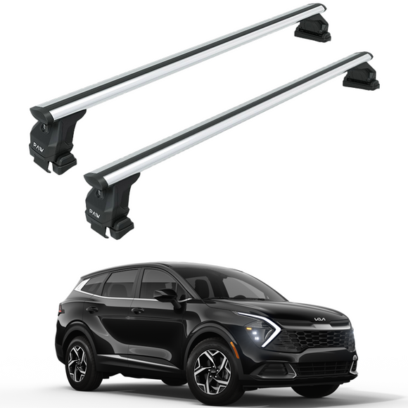 For Kia Sportage (2022-2026) Roof Rack Cross Bars Normal Roof, Silver