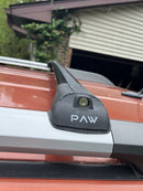 For Kia Borrego 2009-2012 Roof Rack Cross Bars Raised Rail Alu Black-5