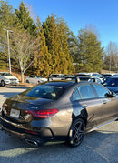 For Mercedes C Sedan W206 2022-2025 Roof Rack Cross Bars Fix Point Alu Black-7