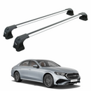 For Mercedes E Sedan W214 2024-2025 Roof Rack Cross Bars Fix Point Alu Silver-1