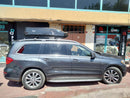 For Mercedes Benz GL X6 2012-2019 Roof Rack Cross Bars Raised Rail Alu Black-7