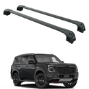 For Nissan Armada (2025-2026) Roof Rack System, Aluminium Cross Bar, Flush Rail, Black-1