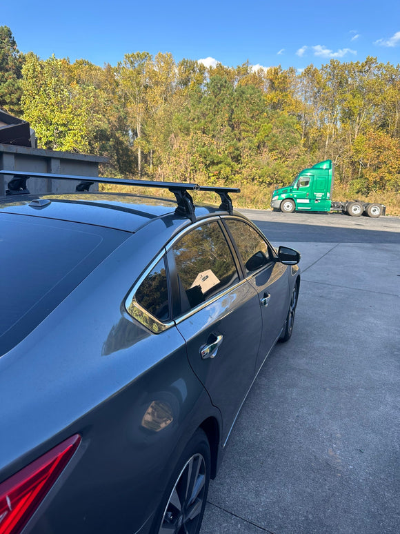 For Nissan Maxima 2016-2023 Roof Rack Cross Bars Normal Roof Alu Silver