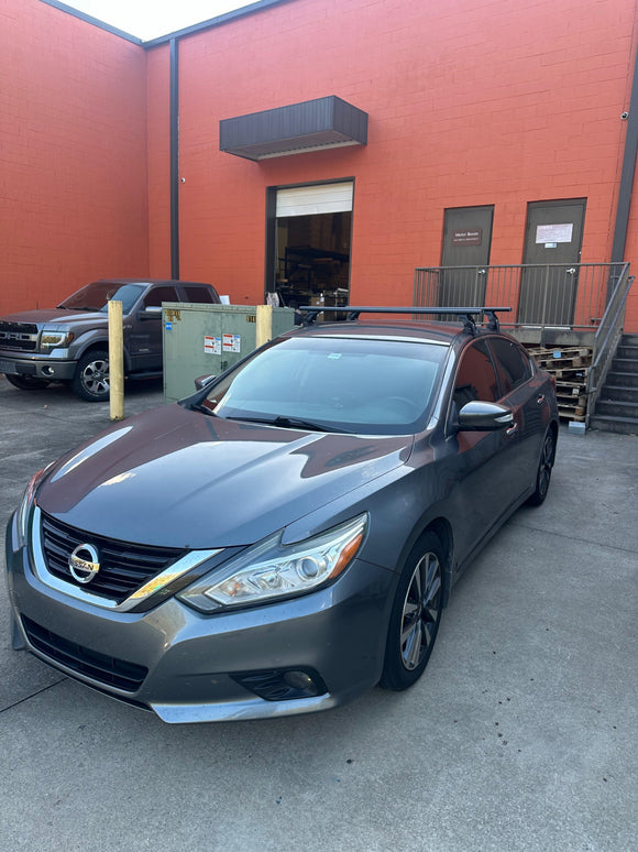 For Nissan Maxima 2016-2023 Roof Rack Cross Bars Normal Roof Alu Silver