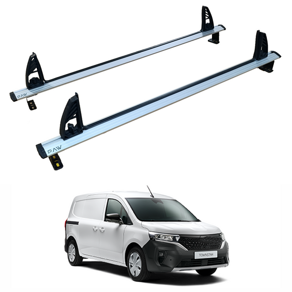 For Nissan Townstar 2021-2025 Ladder Roof Racks Cross Bars Carrier Aluminum, 2 Qty