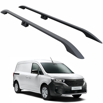 For Nissan Townstar Lwb 2021-2025 Roof Side Rails Ultimate Style Alu Black
