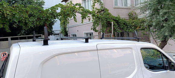 For Peugeot Partner 2008-2018 Roof Racks Cross Bars Carrier Alu 2 Qty