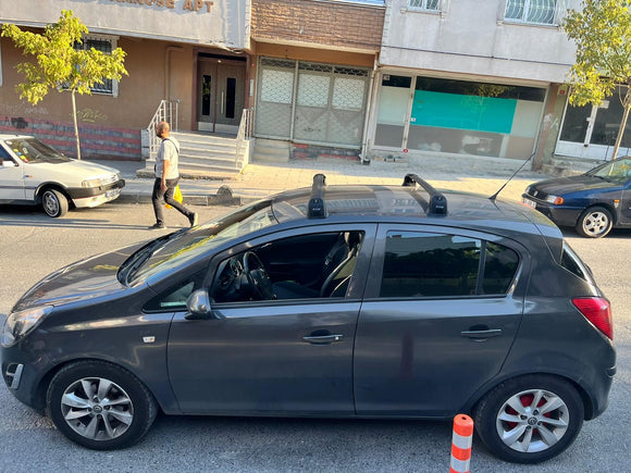 For Bmw 7 (G11) 2016-2022 Roof Rack Cross Bars Fix Point Black