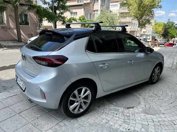 444. Kompatibel mit abschließbaren Aluminium-Dachträgern für Fahrzeuge mit Standarddach Toros Pro 4 Black