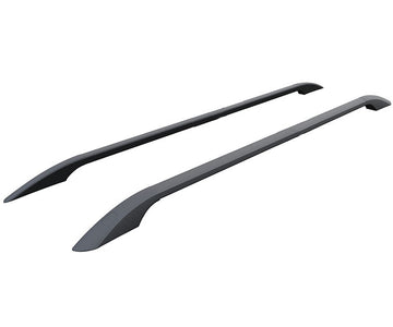 Plus Roof Rails Dachträger kompatibel mit Fiat Panda 2003-2012 zur Befestigung von Dachträgern, Dachboxen oder Dachfahrradträgern, robuste Aluminiumkonstruktion, schwarz - 0