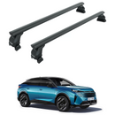 Kompatibel mit Honda Civic 5-tr Sedan Fahrzeugen 2010–2017 mit normalem Dachträger in schwarzer Farbe-1