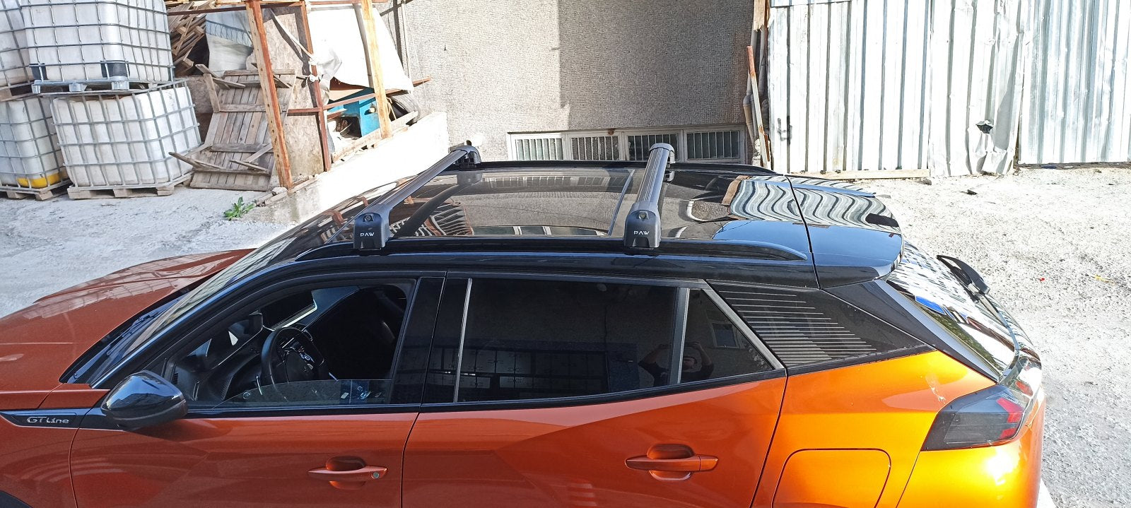 dachzelt peugeot 2008 For Peugeot 2008 2020-2025 Roof Rack System Carrier Cross Bars Aluminum Black