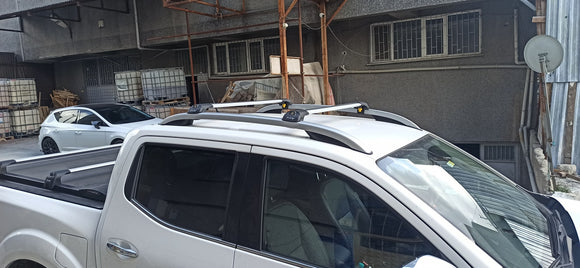 For Nissan Frontier D40 2009-2021 Roof Rack Cross Bars Raised Rail Black