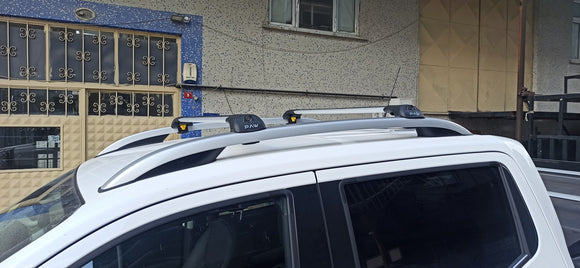 For Nissan Frontier D40 2009-2021 Roof Rack Cross Bars Raised Rail Silver