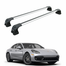 For Porsche Panamera 2009-2016 Roof Rack Cross Bars Fix Point Alu Silver-1