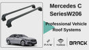For Mercedes C Sedan W206 2022-2026 Roof Rack Cross Bars Fix Point Black-2