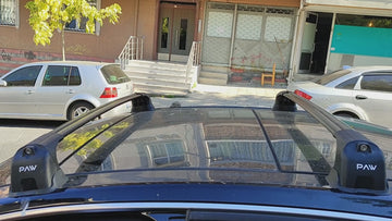 For Mercedes E Sedan W212 2009-2013 Roof Rack Cross Bars Fix Point Alu Silver - 0