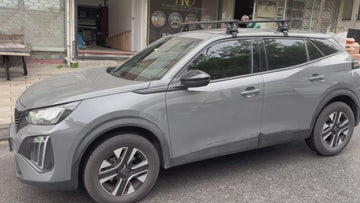 Kompatibel mit Honda Civic 5-tr Sedan Fahrzeugen 2010–2017 mit normalem Dachträger in schwarzer Farbe - 0