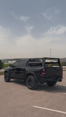 Truck Bed Rack Overland Rack Tent Rack Cargo Carrier Fit Ram 1500 6.4" 2019-2025 Black Steel-3