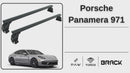 Für Porsche Macan ab Baujahr 2014. Dachträgersystem, Träger-Querstangen, Aluminium, abschließbar, hochwertige Metallhalterung -2