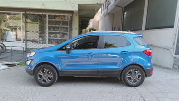 For Ford EcoSport 2018-2025 Roof Rack Cross Bars Flush Rail Alu Black - 0