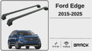 Für Ford Edge 2015-Up Dachträgersystem, Aluminium-Querstange, Metallhalterung, abschließbar, Schwarz-2