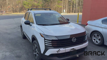 For Nissan Kicks (2024-2026) Roof Rack System, Aluminium Cross Bar, Flush Rail, Black - 0