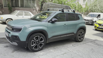 444. Kompatibel mit abschließbaren Aluminium-Dachträgern für Fahrzeuge mit Standarddach Toros Pro 4 Black - 0