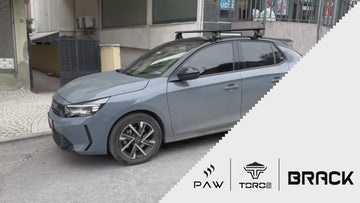 For Opel Corsa F (2019-2026) Roof Rack System Carrier Cross Bars, Black - 0