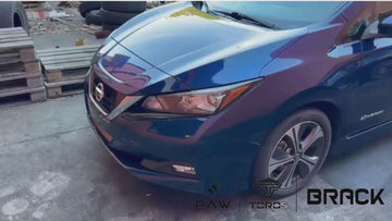 For Nissan Leaf (2018-2025) Roof Rack Cross Bars Normal Roof, Black - 0