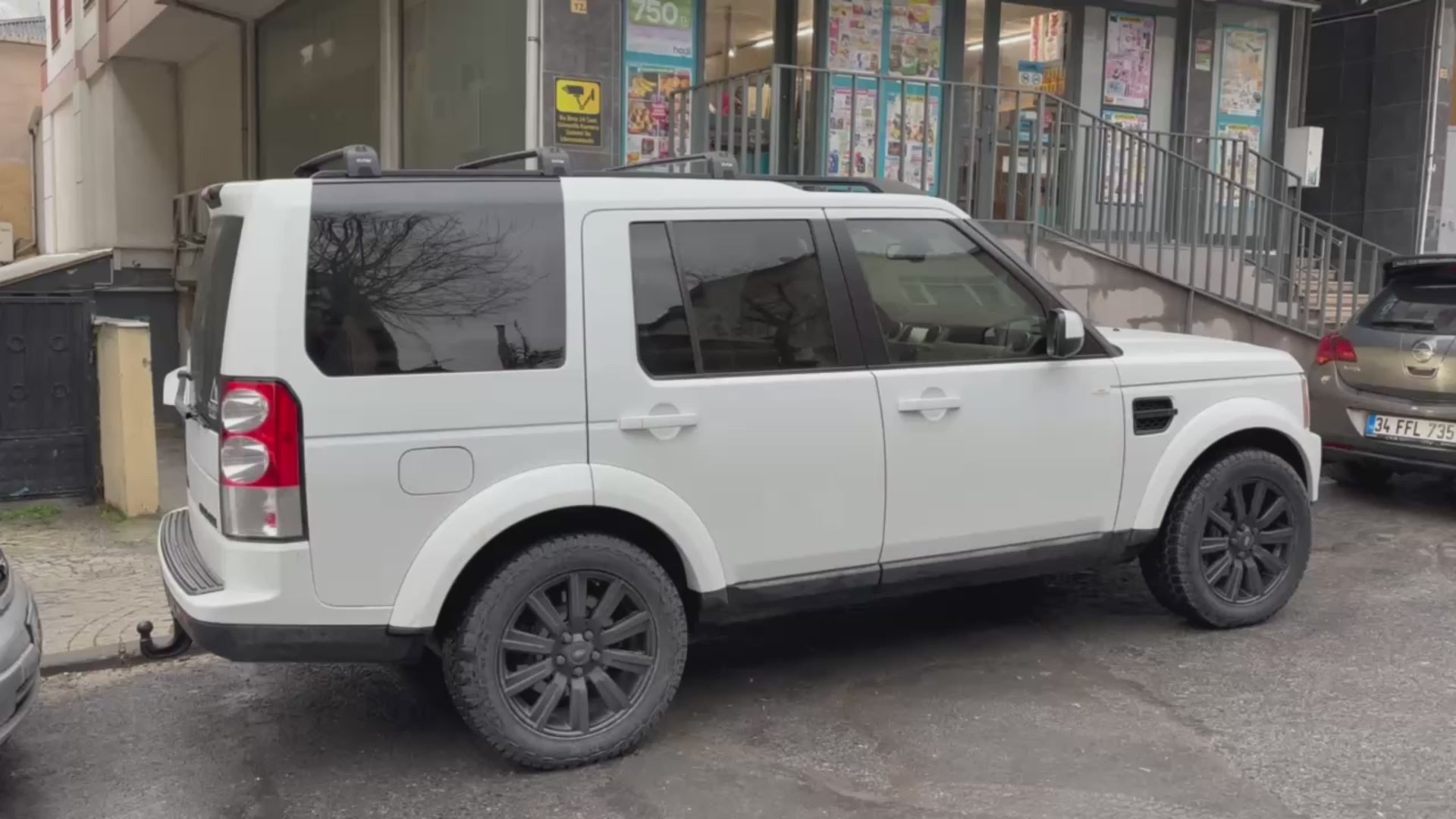 For Land Rover Discovery LR4 2009-2017 Roof Rack Cross Bars T Slot Black - 0