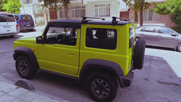 For Mercedes G W460 1979-2001 Roof Rack Cross Bars Rain Gutters Alu Black - 0