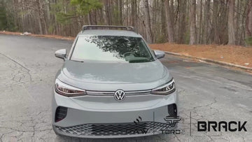 For Volkswagen ID.4 Roof Rack Cross Bar Flush Rail, Black - 0