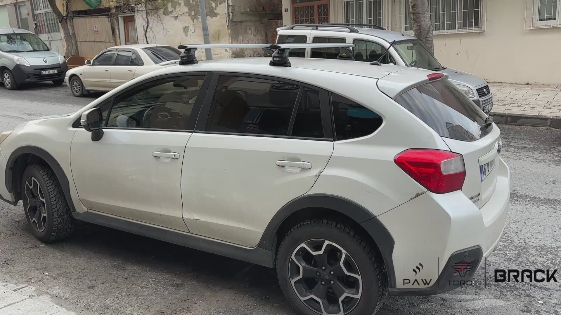 Subaru WRX 2019-2025 Roof Rack Cross Bar Fix Point Pro Fix Silver-2