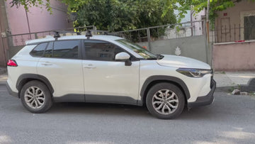 For Toyota Corolla Cross 2022-2025 Roof Rack, Aluminium Cross Bar, Normal Roof, Black - 0