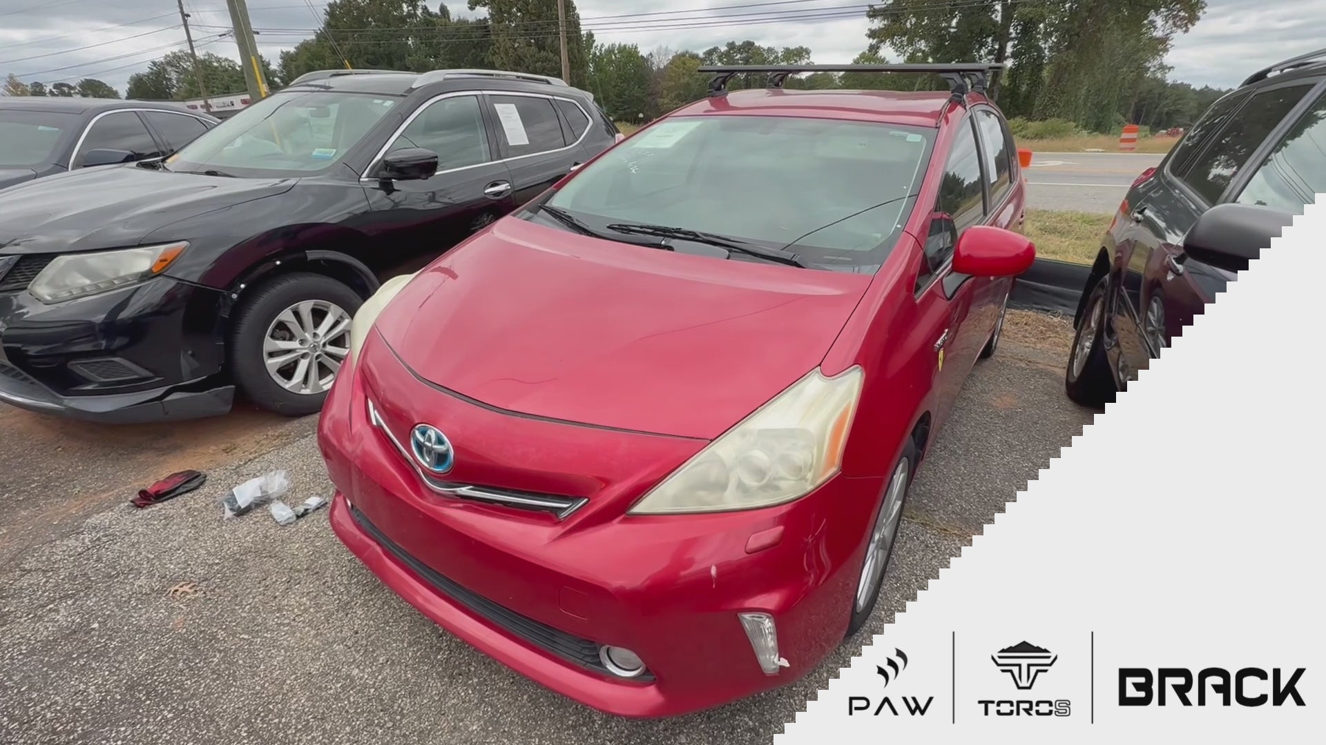 Für Toyota Prius 2012–19 Dachträger, Querträger, Metallhalterung, normales Dach, Alu, Schwarz - 0