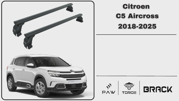 Citroen C5 Aircross (2018-2025) Roof Rack System Cross Bars Toros Pro 4 Black - 0