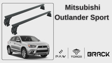 Für Mitsubishi Outlander 2013–2021, Dachträgersystem, Träger, Querträger, Aluminium, abschließbar, hochwertige Metallhalterung, Silber - 0