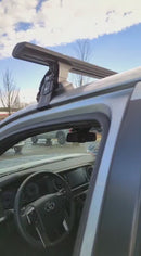 Für Toyota Tundra 2015-Up Dachträger Querträger Metallhalterung Normales Dach Alu Schwarz-8