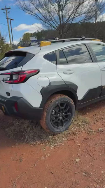 Compatible with Subaru Crosstrek Wilderness Gen3 2024-2026 Roof Rack Crossbars Black - 0