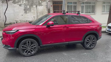 For Honda HR-V 2022-2025 Roof Rack Cross Bars Normal Roof Alu Black - 0