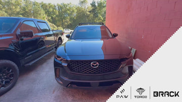 Für Mazda CX 50 2023-Up Dachträgersystem Träger Querstangen Aluminium abschließbar Hochwertige Metallhalterung Schwarz  - 0