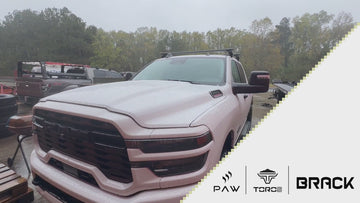 For Ram 2500 / 3500 Gen5 4dr Roof Rack Cross Bars Normal Roof, Black - 0