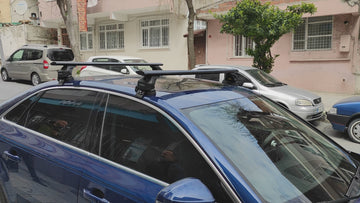 For Audi A4 B9 2017-2025 Roof Rack Cross Bars Normal Roof Alu Silver - 0