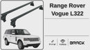 Für Land Rover Defender ab 2020, Dachträgersystem, Träger-Querstangen, Aluminium, abschließbar, hochwertige Metallhalterung, schwarz-2