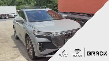 For Audi Q4 Roof Rack Cross Bars Flush Rails, Paw Pro 2, Silver - 0